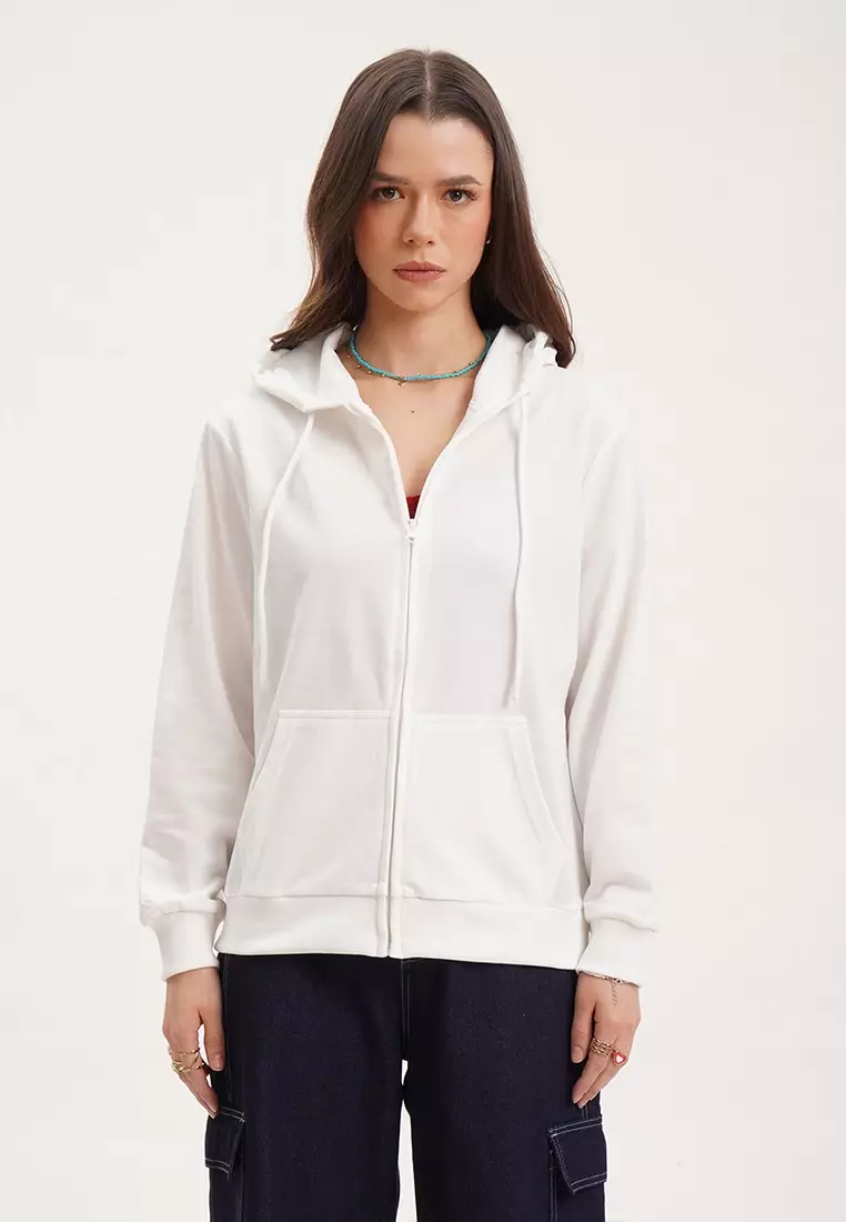 White zip hotsell up