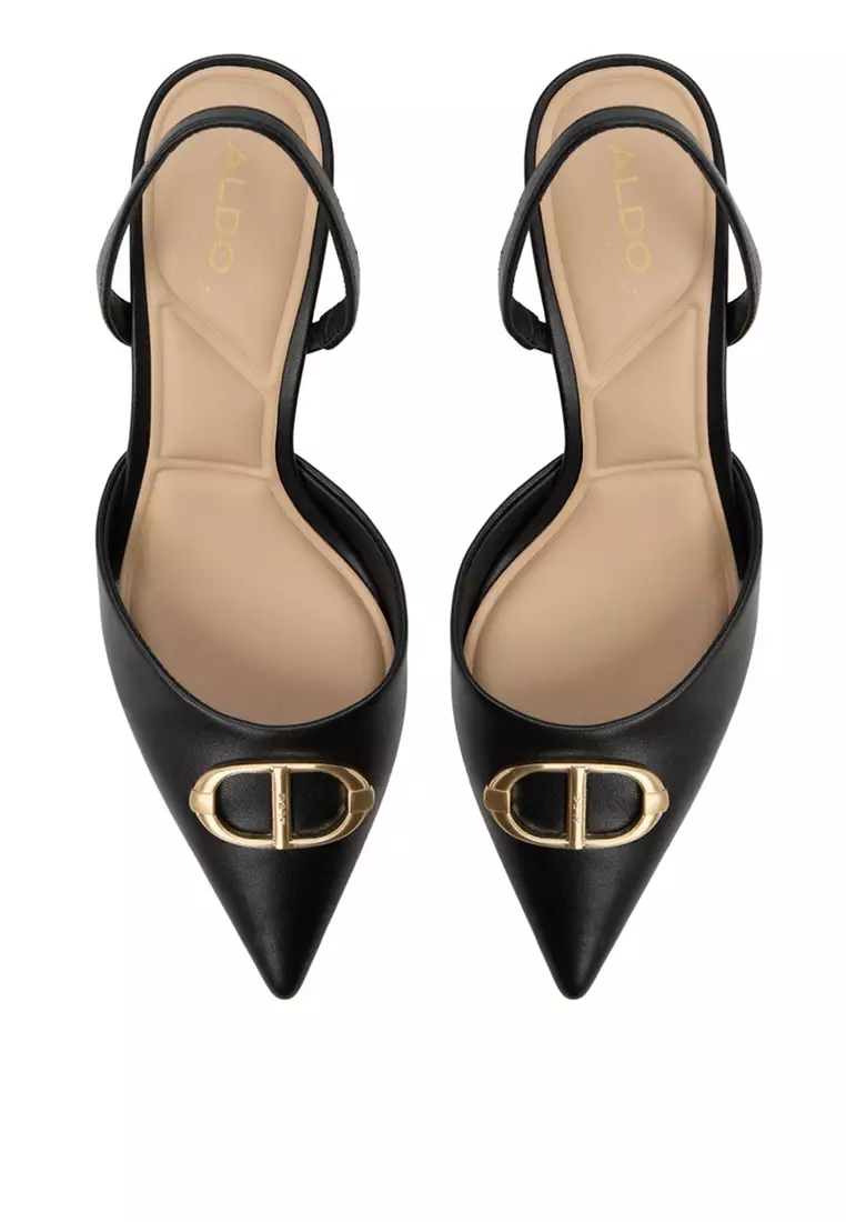 Delicate Slingback Kitten Heels