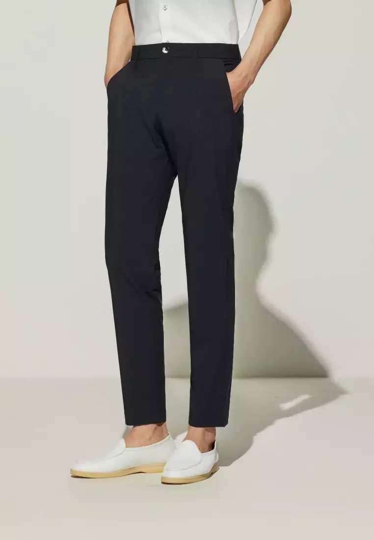 G2000 Poly Cupro Slim Tapered Fit Casual Pants