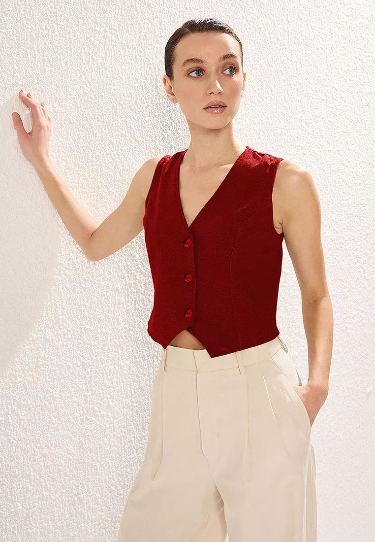 Cropped Vest