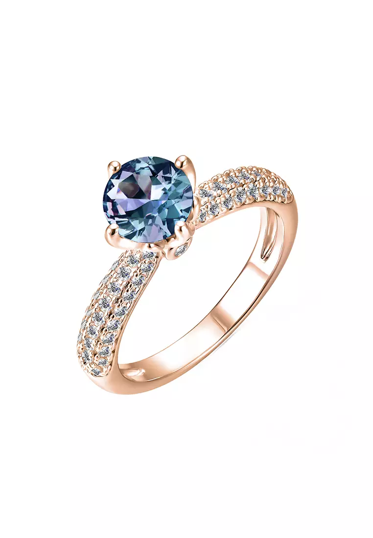 [ Alexandrite Collection ] Tania Crown Alexandrite Ring RG - Cincin Alexandrite s925 by Her Jewellery