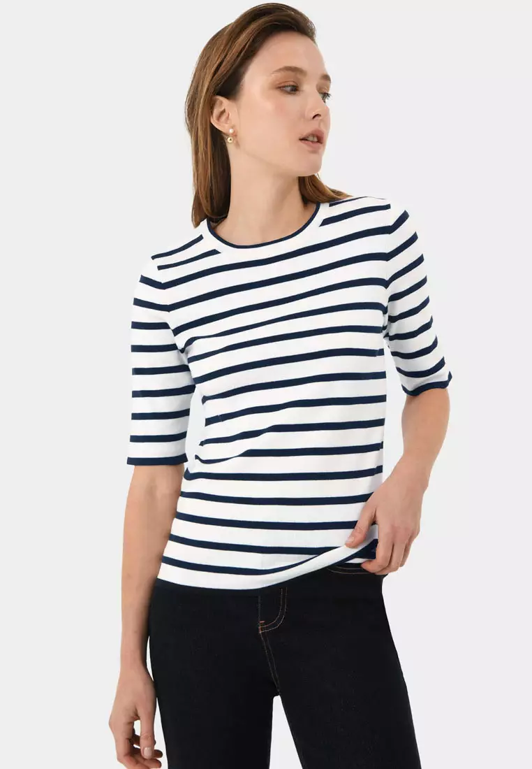 Gaia Stripe Knit Top