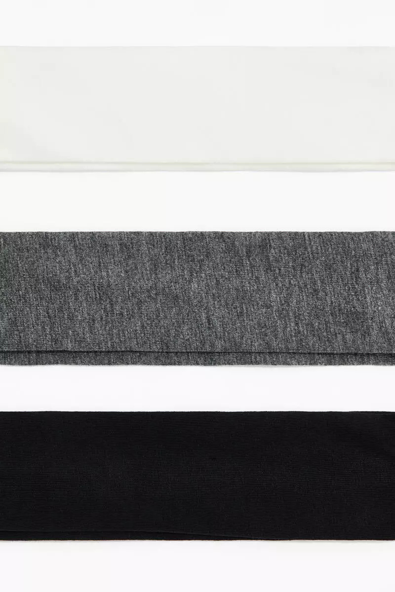3-pack cotton jersey hairbands