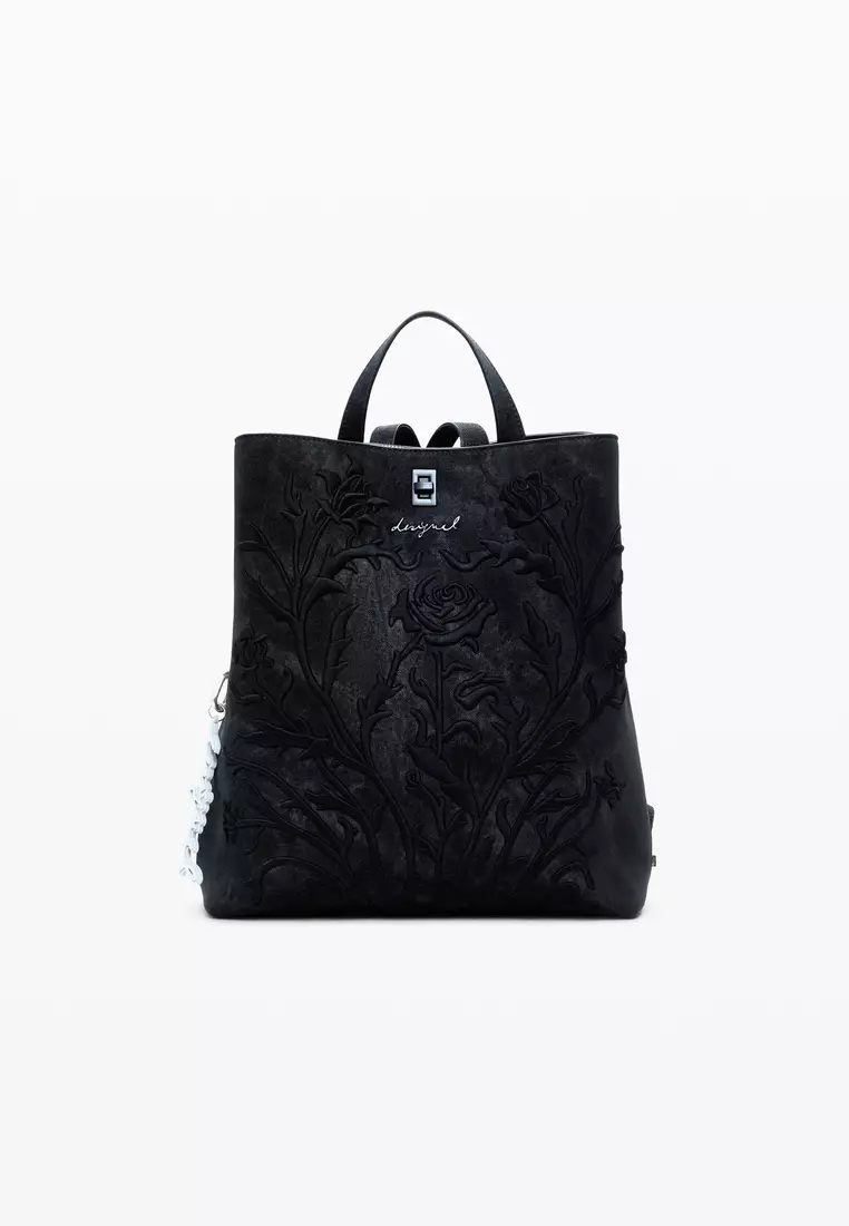 Small 3D effect floral backpack