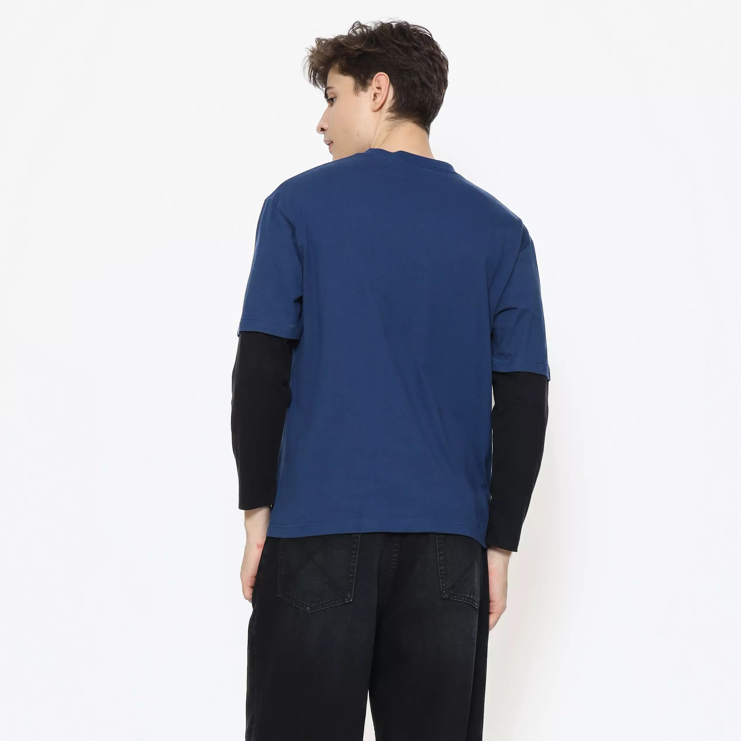 Juice Ematic Kaos Lengan Panjang Pria Vize Oversize Men Long Tee Planet Surf