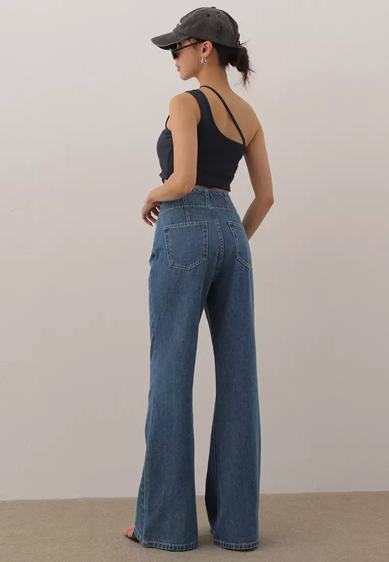 One Shoulder Padded Top