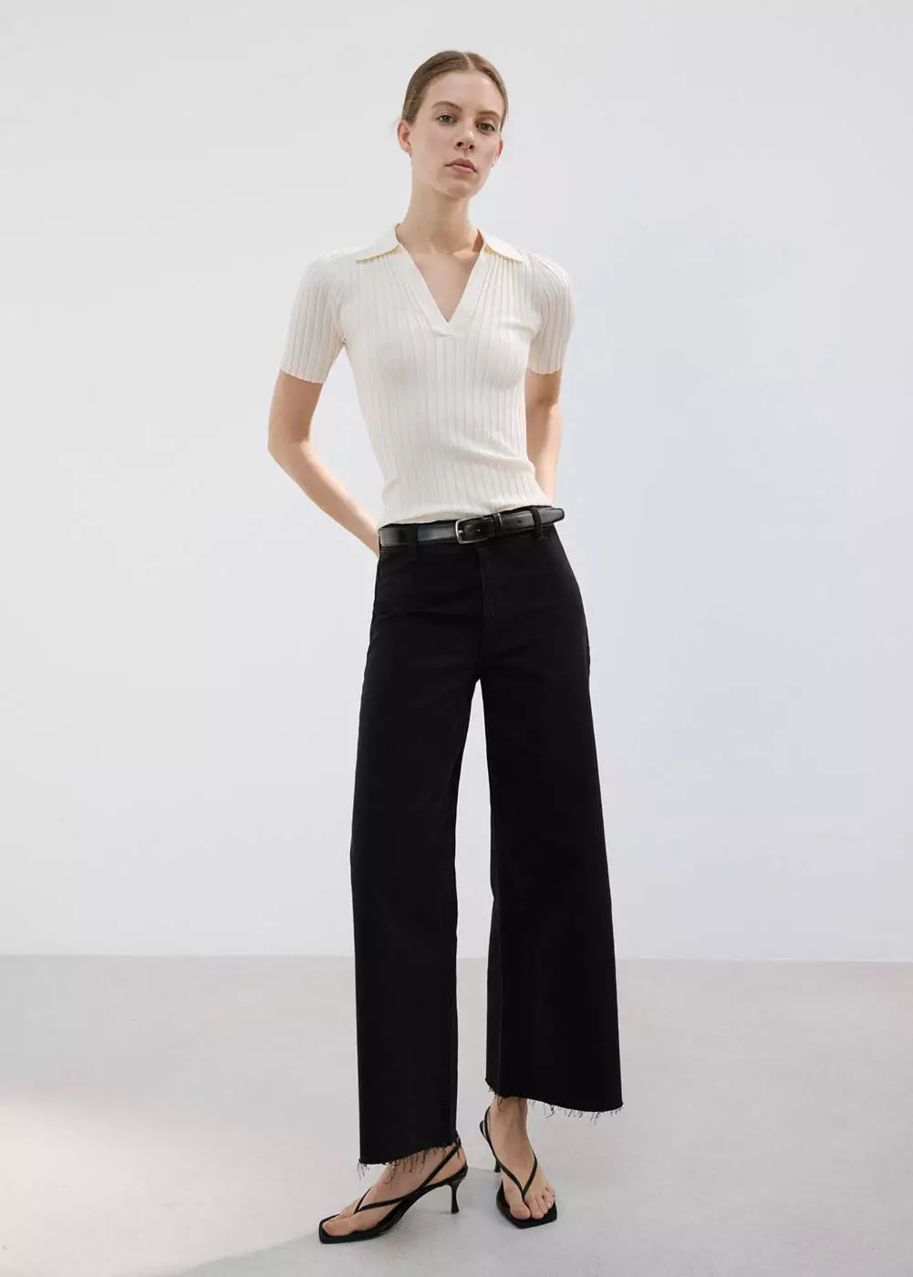 Jeans high-rise kulot Catherin