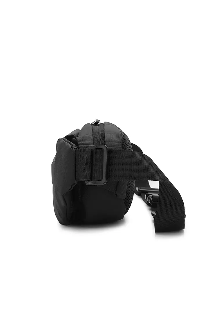 Men's Waist Bag / Belt Bag / Chest Bag - Black