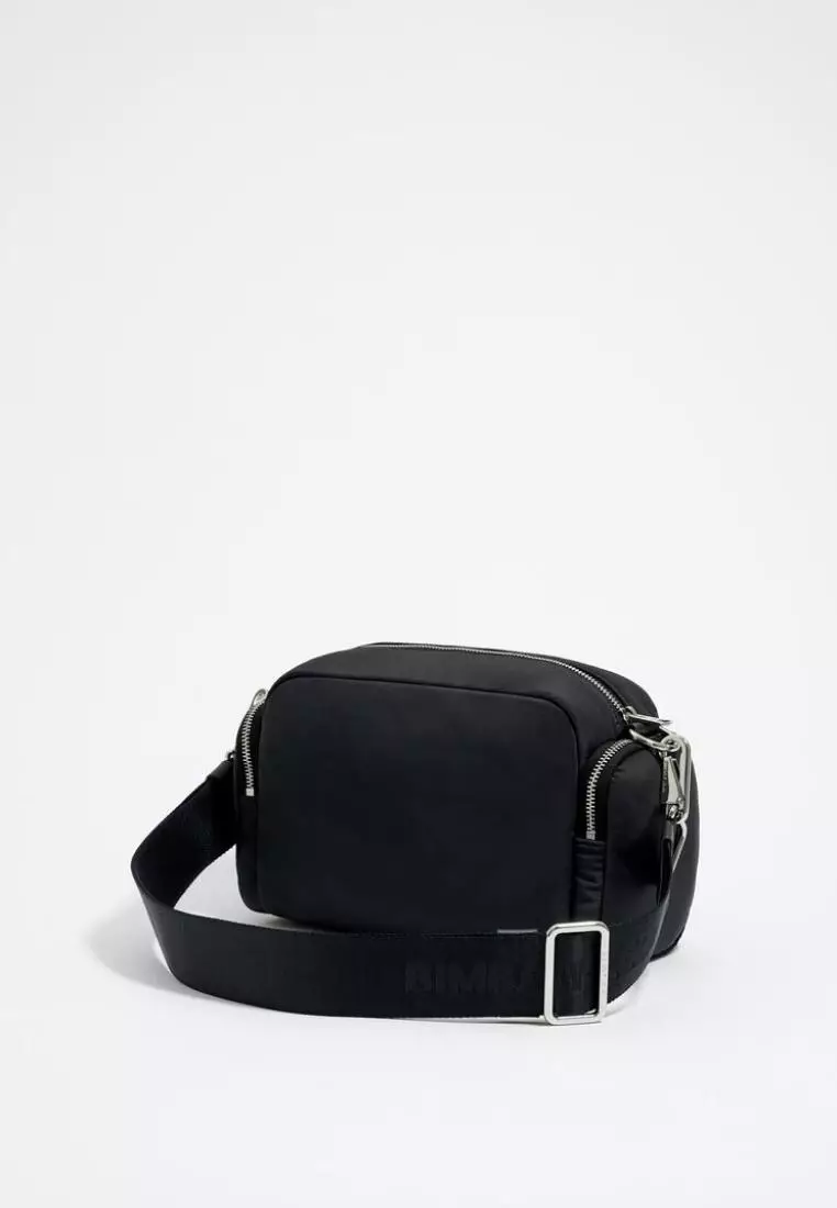 Bimba Y Lola M Anthracite Crossbody Bag