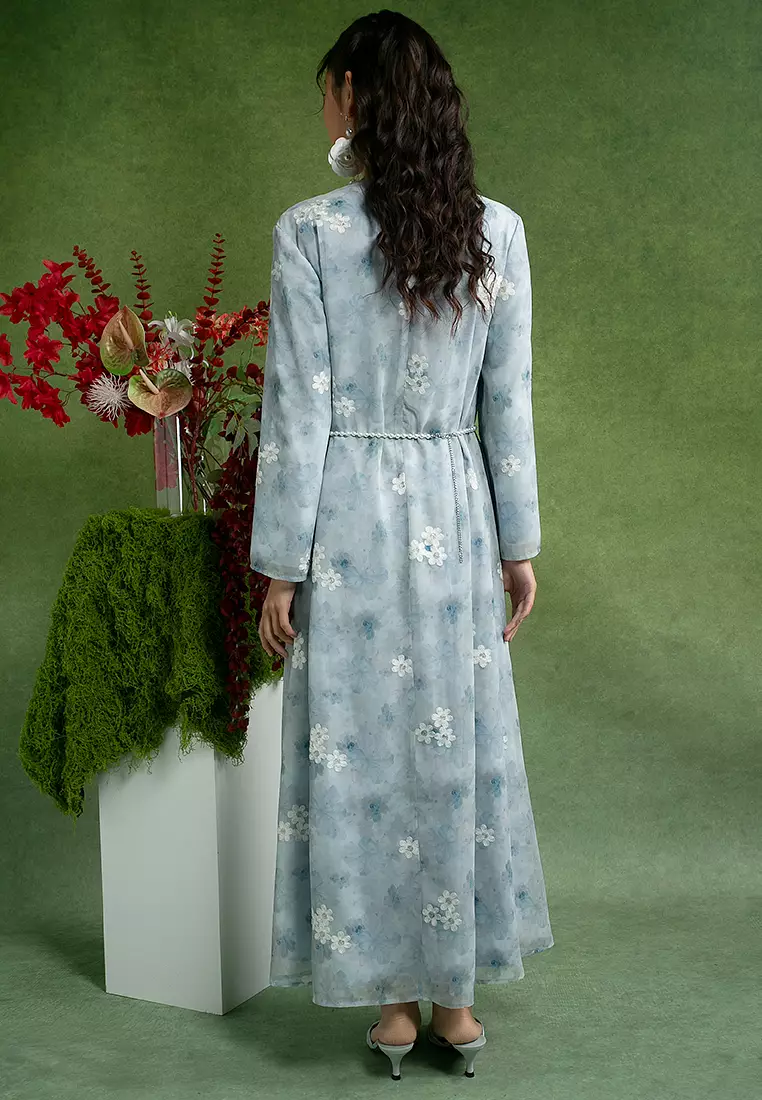 Dalila Dress with Pearl Belt