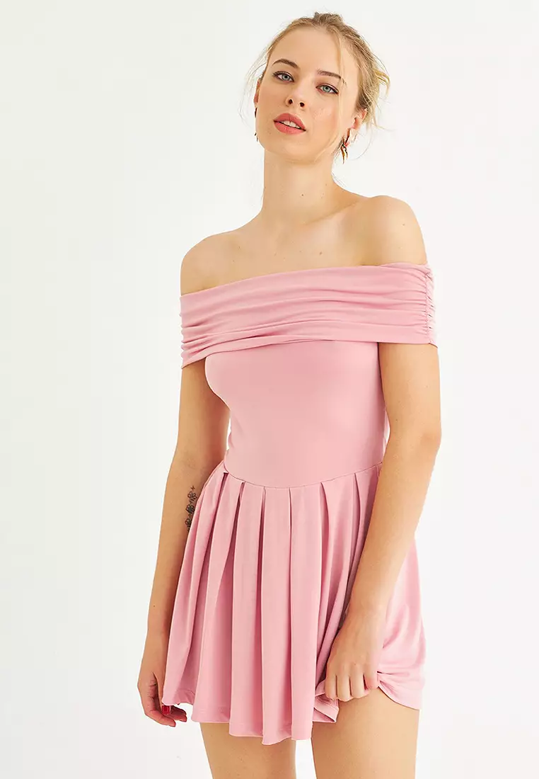 Madonna Collar Mini Dress