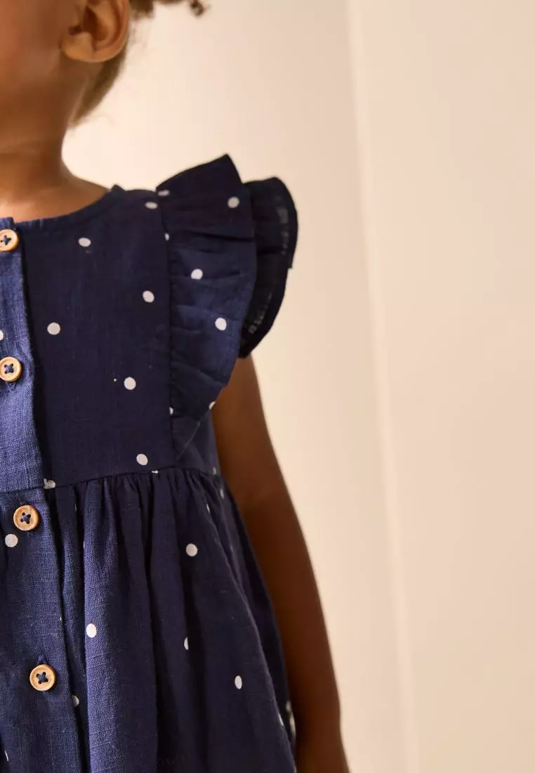 Double Ruffle Sleeve Dress