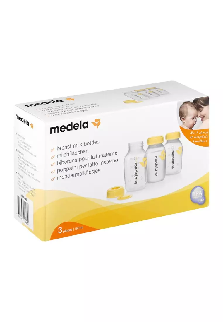 Buy Medela Medela - Breast milk storage bottles 150ml x 3pcs Online