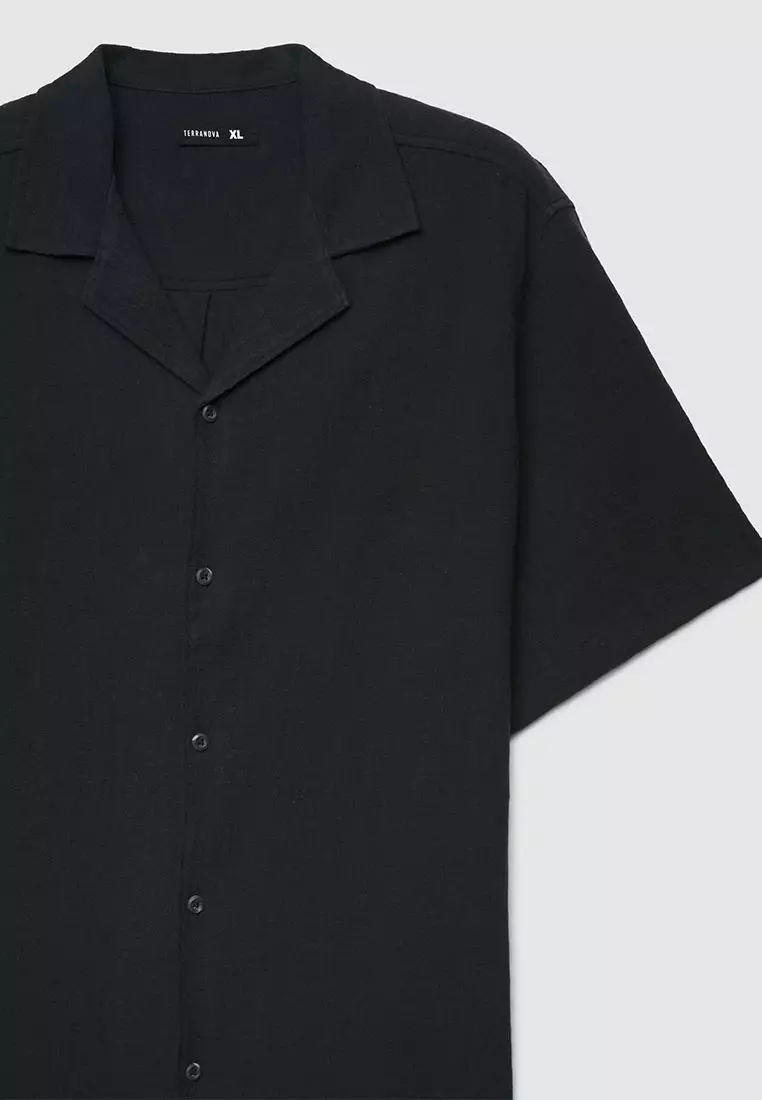 Men's Plain Bowling Shirt