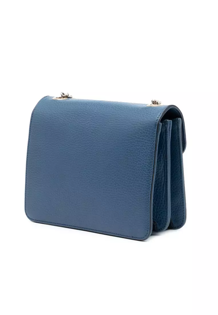 Pre-Loved Gucci Small Dollar Calfskin Interlocking G Crossbody