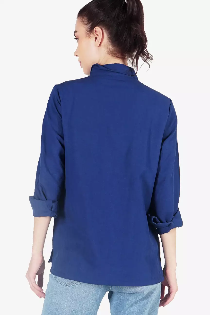 Kemeja Wanita Janny Navy