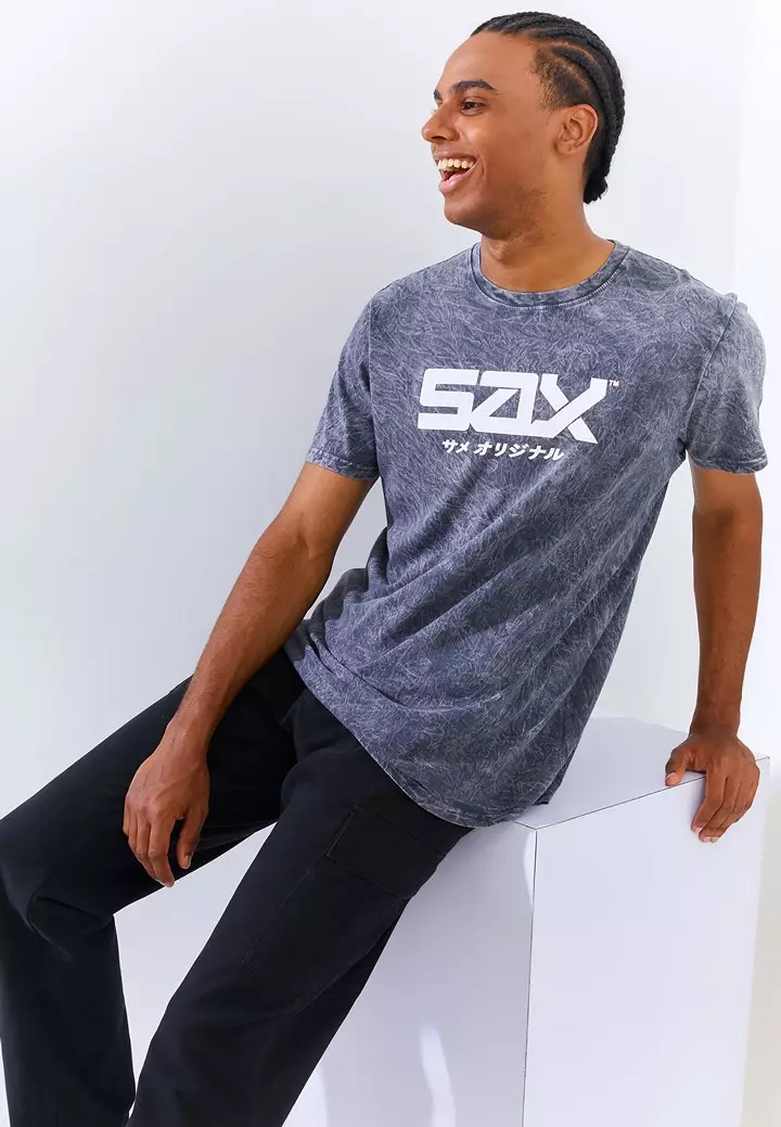 Sharks - Tie-Dye Inspiration Tshirt - Grey [SGB1R0621]