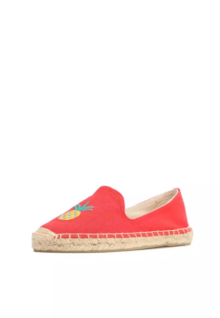 Embroidered Canvas Espadrilles HB45433
