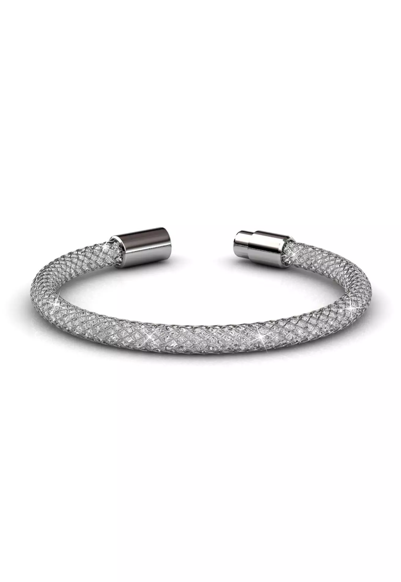 White gold crystal bracelet sale