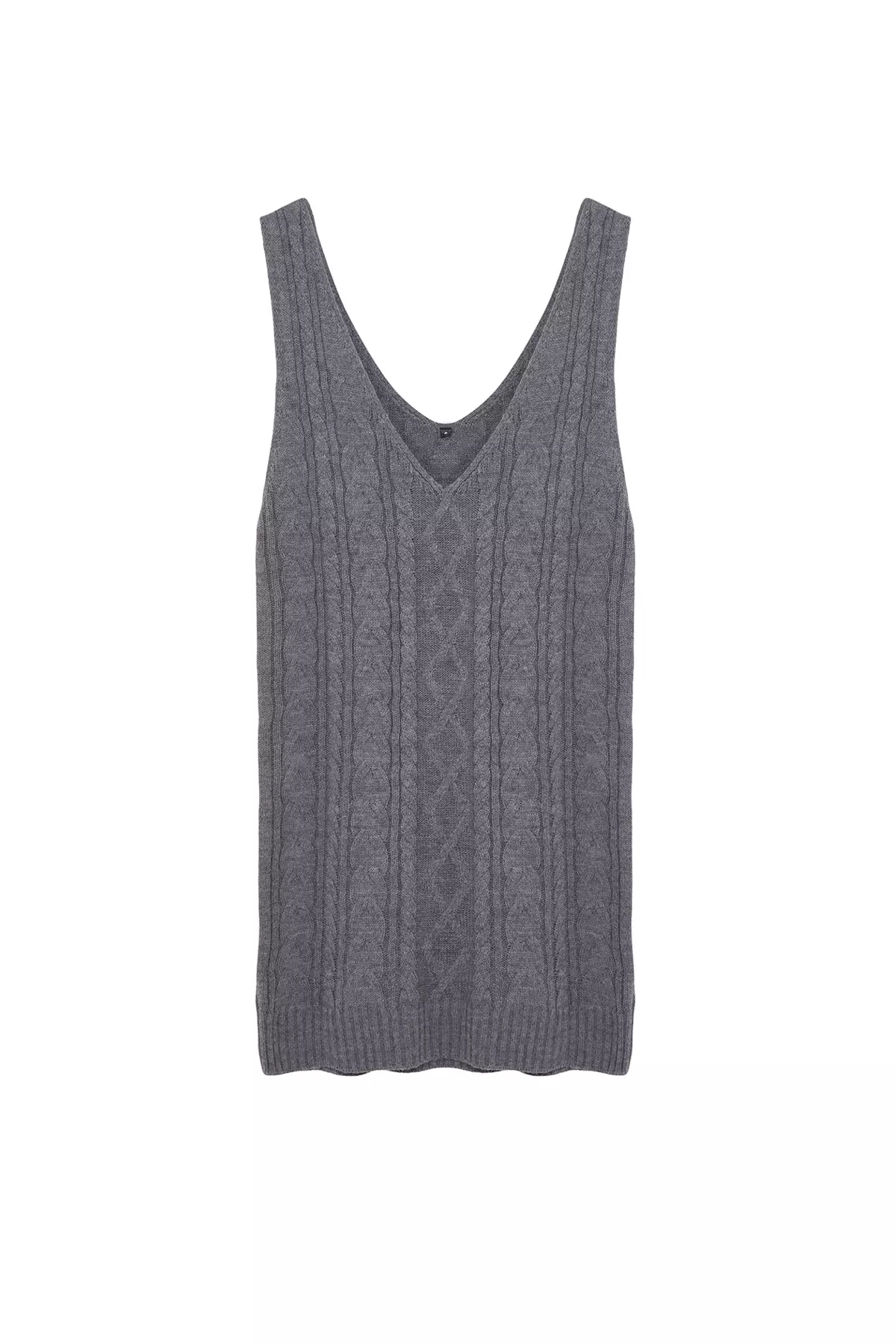 Sleeveless Sweater Dress