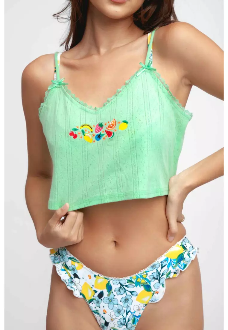 Bambi Pointelle Tank Top / Fruit Parfait