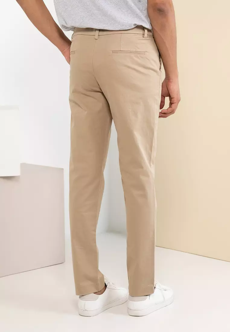 Premium Sateen Slim Chinos