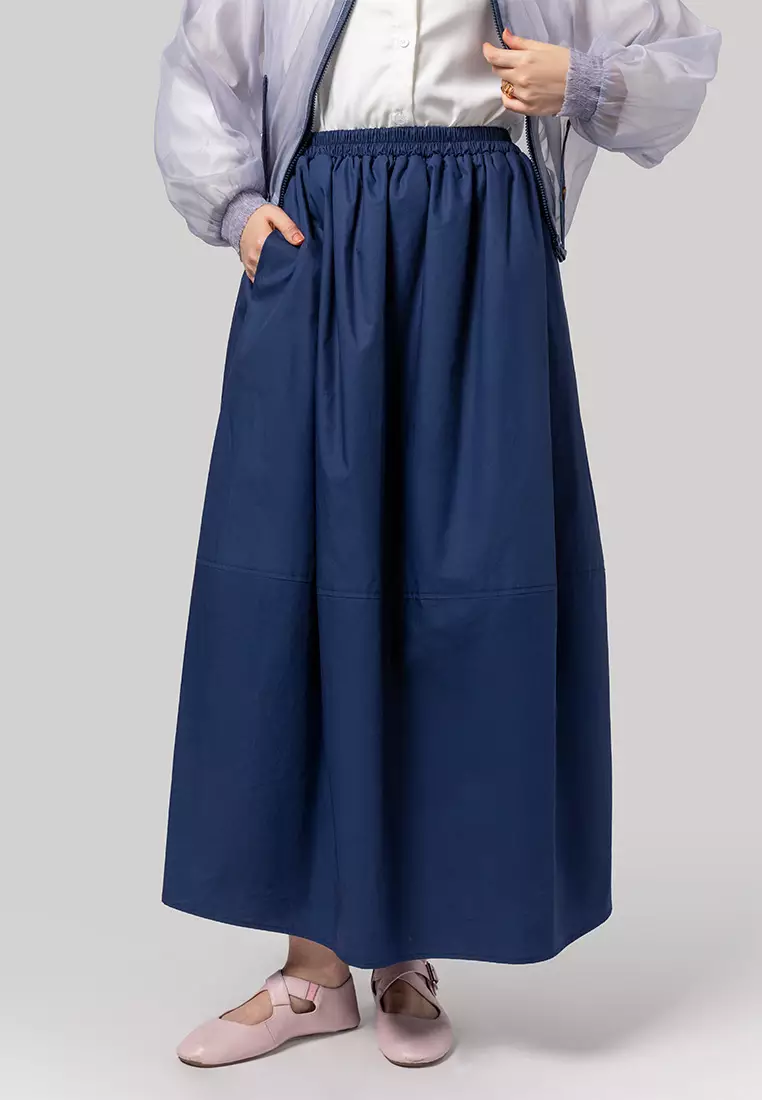Kami Jolla Balloon Skirt Navy