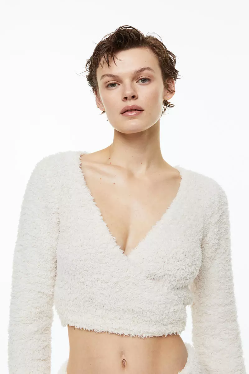 H&m crop top outlet sweater