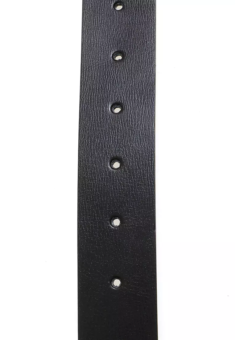 Hazel Gesper Tali Ikat Pinggang Pria Buckle Material Leather Kulit ORIGINAL