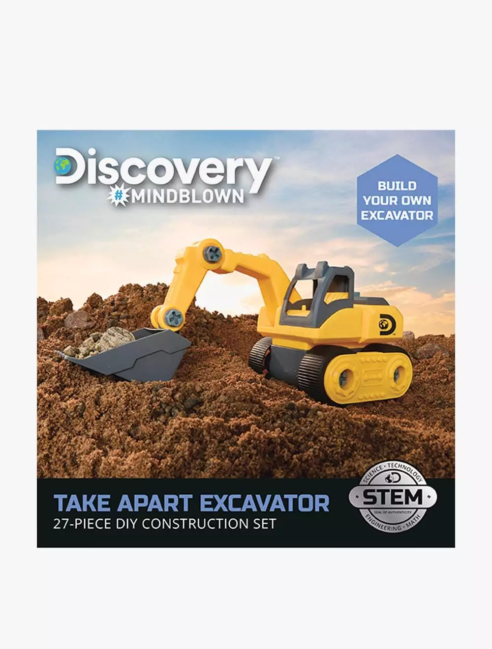 Discovery Mindblown DIY Construction Set Excavator 27pc - DCN1423021680