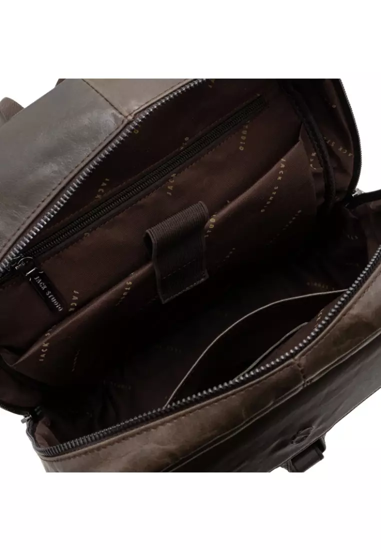 Jack Studio Full Grain Cow Leather Backpack BAC 40130