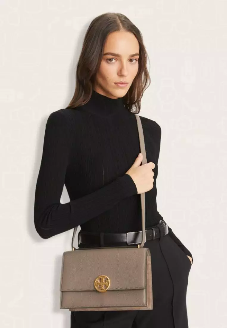 Tory Burch Miller Shoulder Bag Wild Mushroom