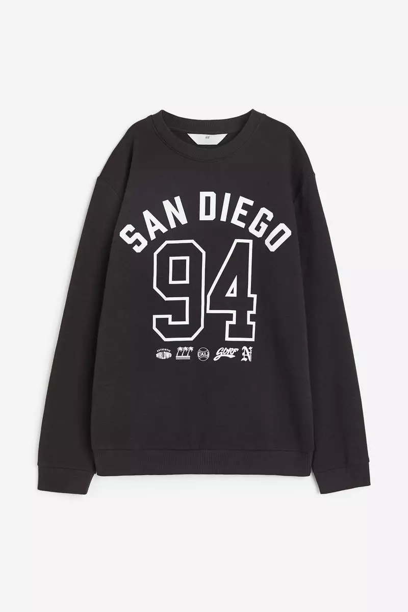 H&m los angeles sweatshirt hot sale