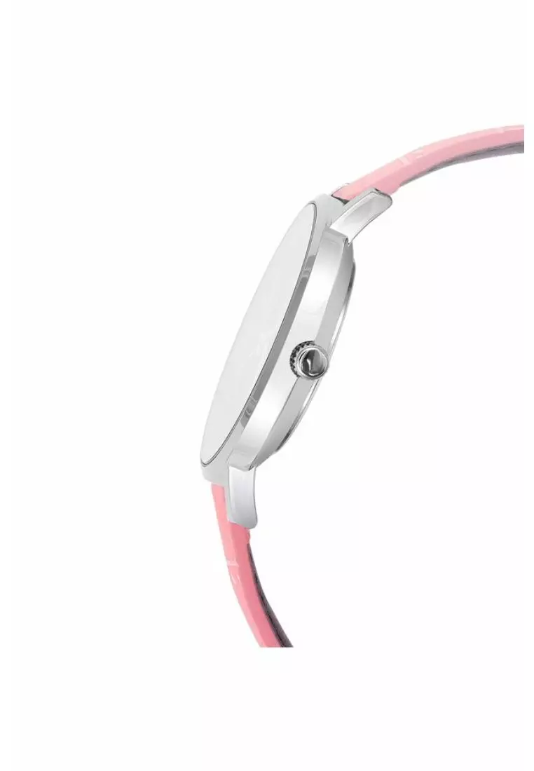 Women's Analog LTP-VT01L-4B Pink Leather Band Casual Watch