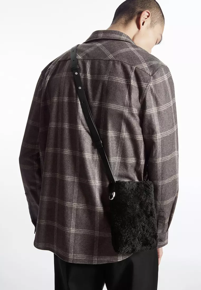 Cos shearling bag top
