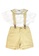 Toffyhouse white and beige Toffyhouse Choir Boy White & Beige Suspender Shirt & Shorts Set E8196KAFE71FCCGS_1