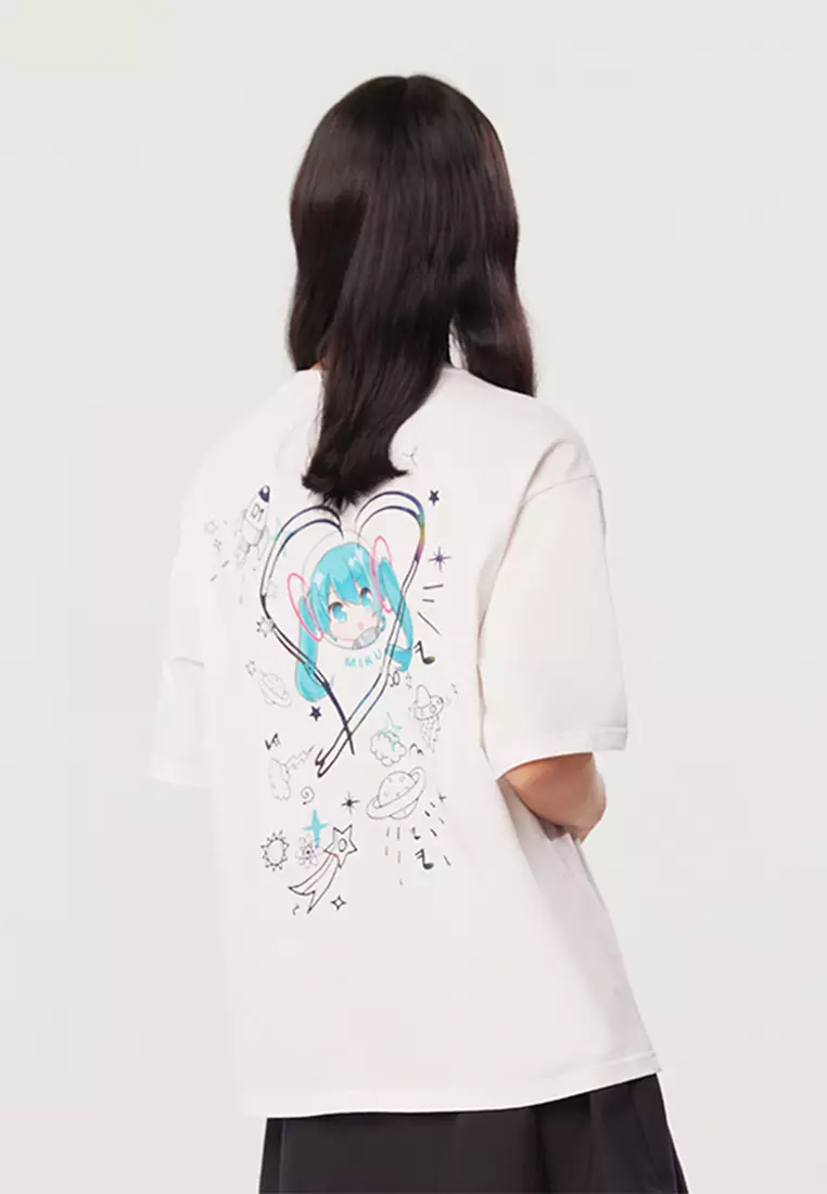 Oversized T-Shirt with Graphic Design