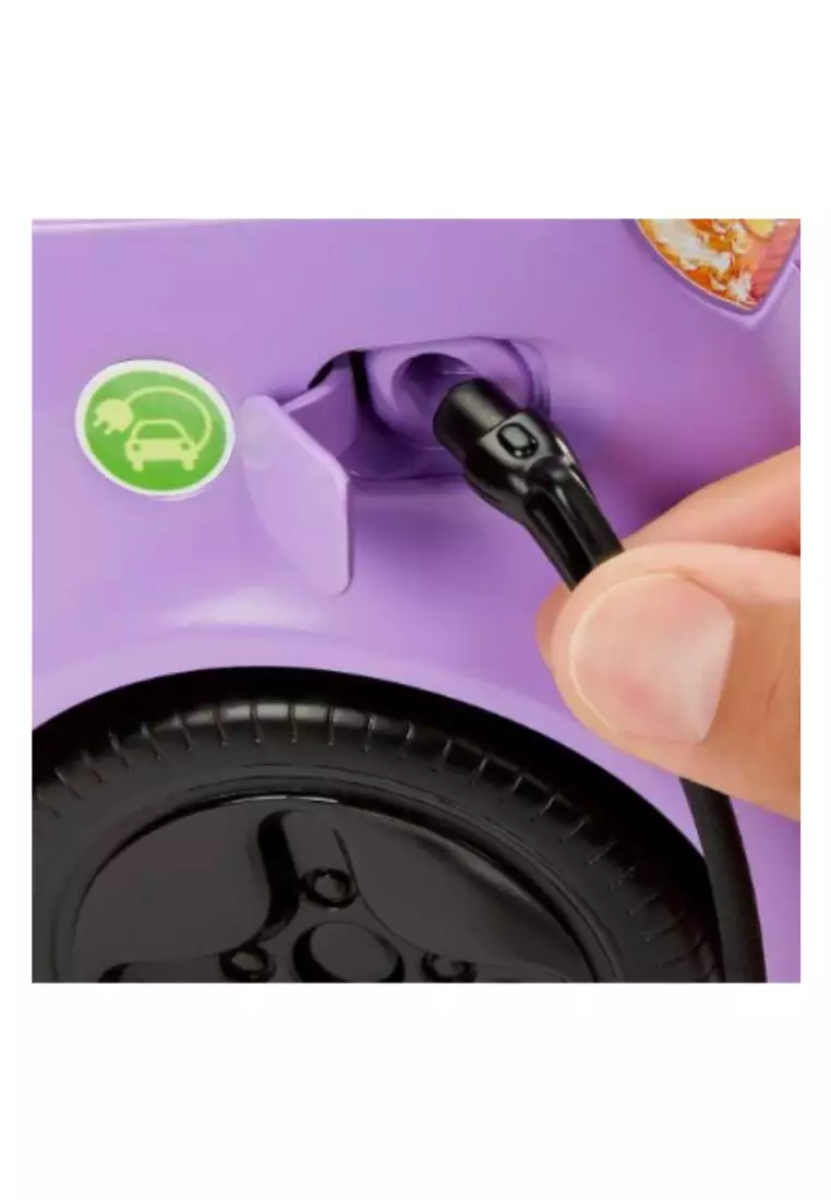 Barbie Electric Vehicle with Charging Station and Plug