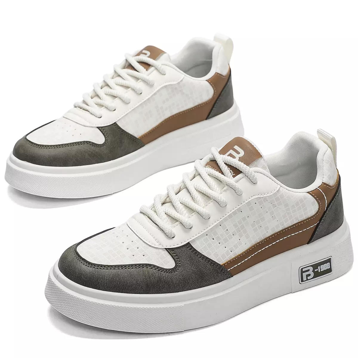 Sepatu Pria Motif Simpel Sneakers Kasual Cowok QN2553