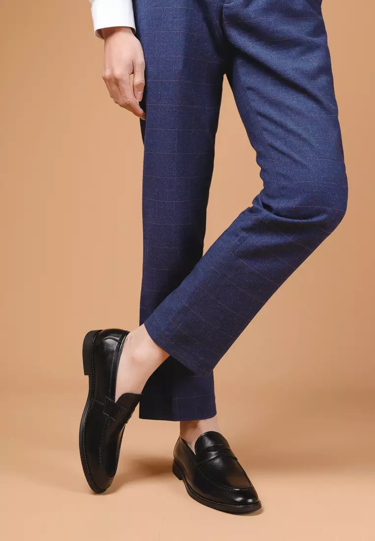 Grain Leather Penny loafers MK5050-1