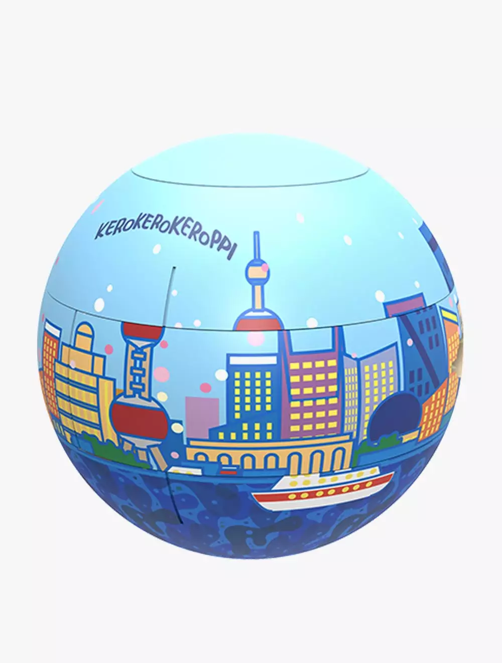 Sanrio Ling Dong 3D Puzzle Kerokerokeroppi -SAOSR4559