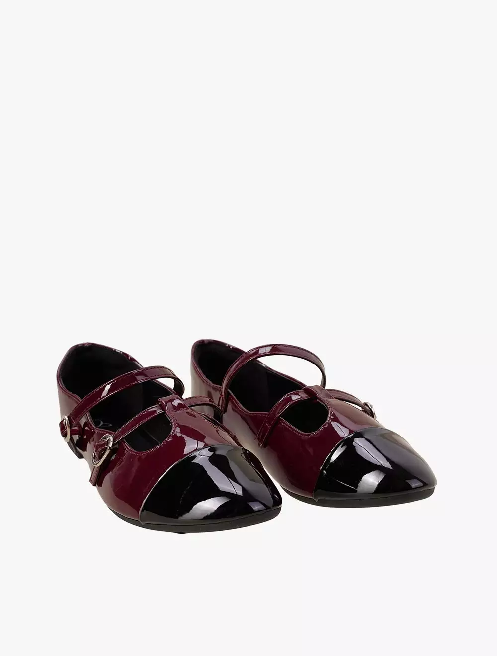 Payless Chrissie Womens Juliet MJ Flats - Maroon_15
