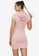 ZALORA ACTIVE pink Ribbed Sleeveless Hoodie Dress 947E4AA55561C0GS_2