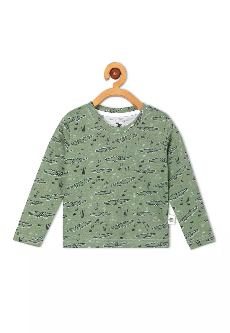 Baby and Kids Pajama Nightsuit Set- The Alligator