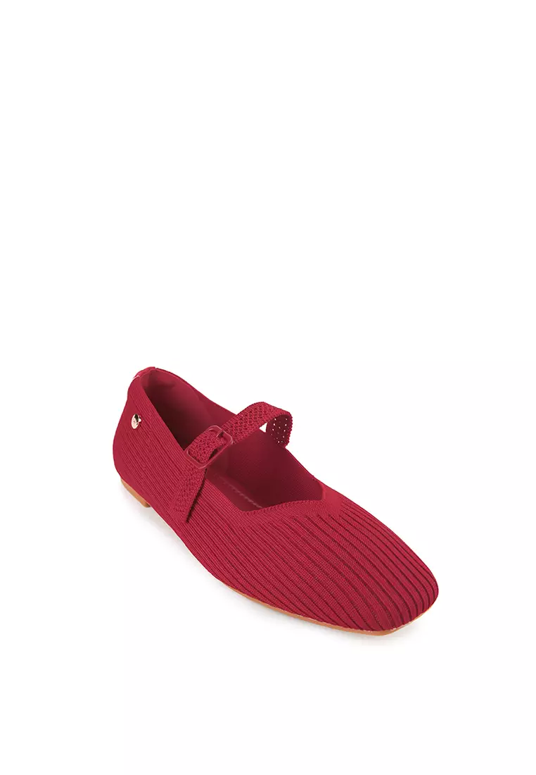 DONNA J2527-9 FLATSHOES RED