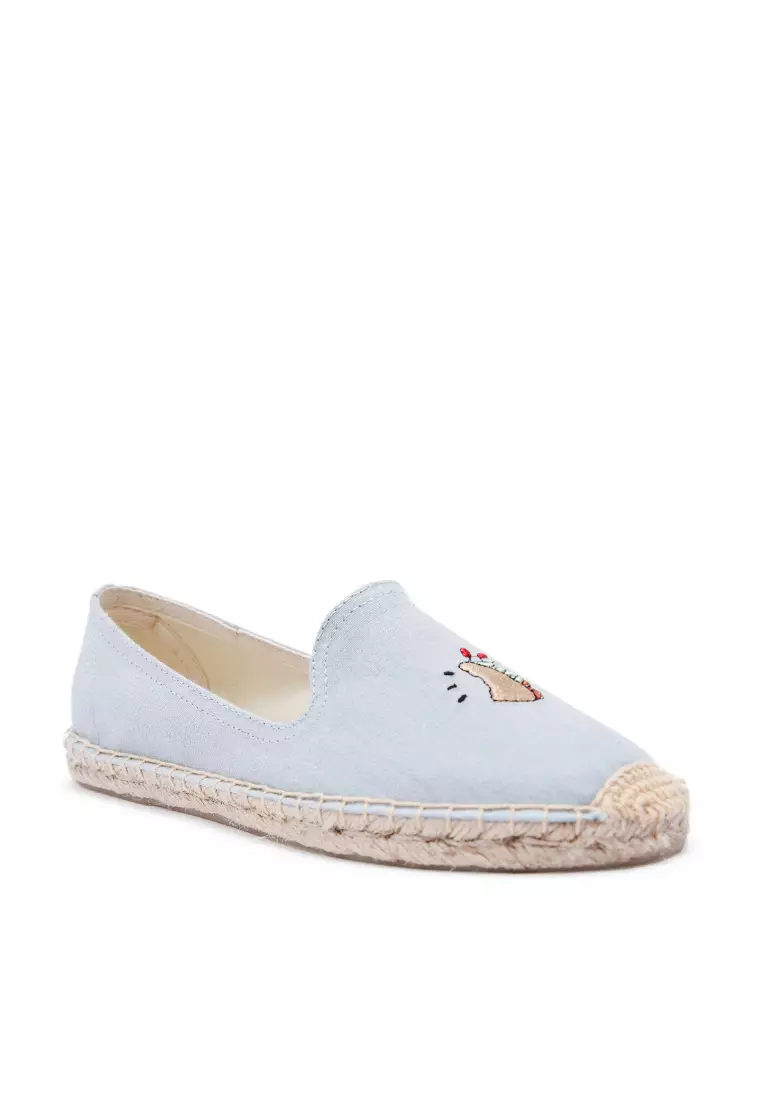 Embroidered Canvas Espadrilles HB45433