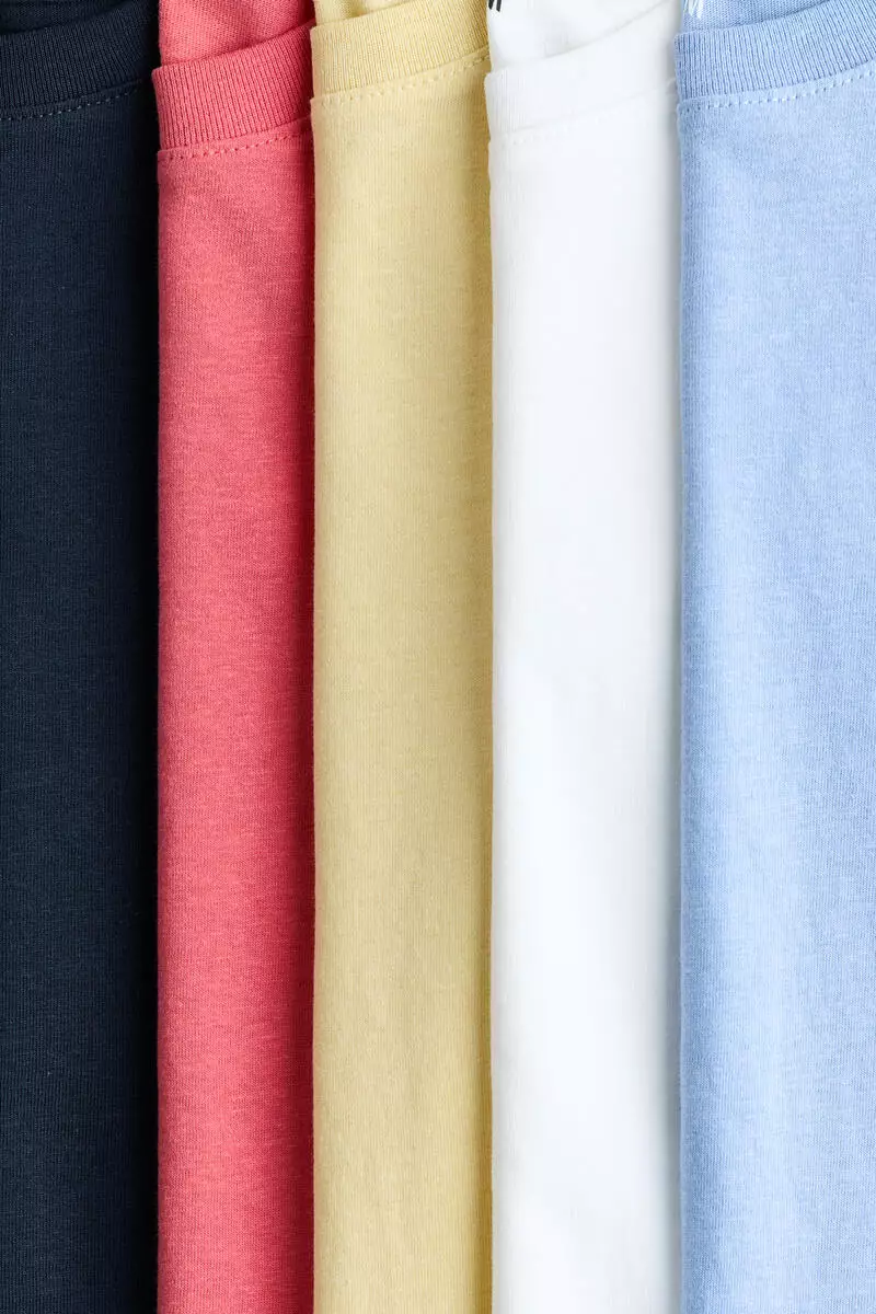 5-pack cotton T-shirts