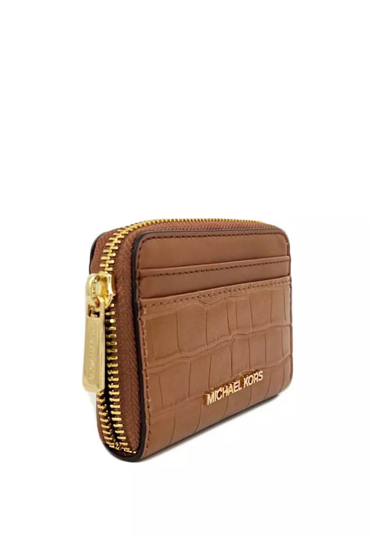 Michael kors zip cheap around card case