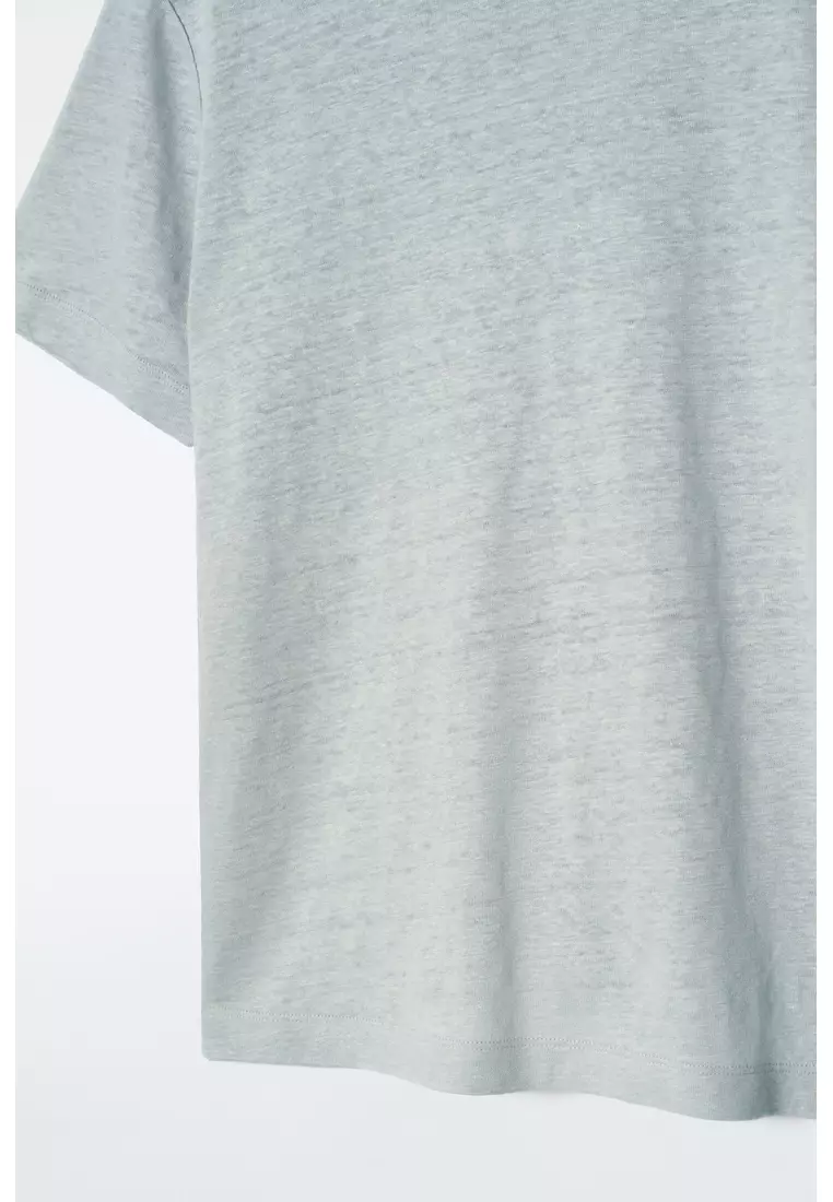 CREW-NECK LINEN T-SHIRT