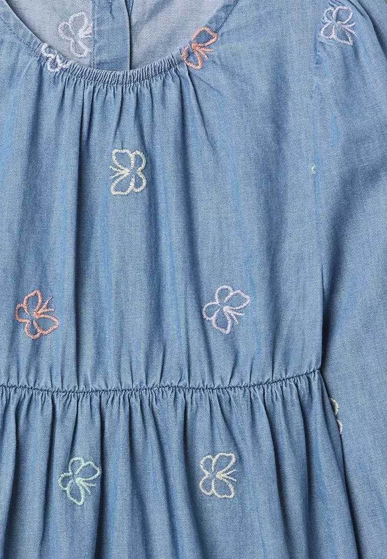 Gap embroidered dress discount